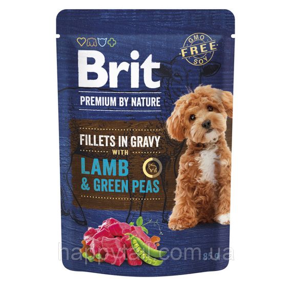 Влажный корм Brit Premium Fillets in Gravy для собак малых пород филе в соусе мультипак 12 шт х 85 г | Зображення 5