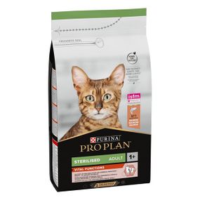 Purina Pro Plan Sterilised. З лососем. Для стерилізованих котів, 10 кг