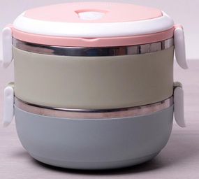 Ланч-бокс Kamille Food Box 2 ємності по 700 мл, 16.5х15х13.5см