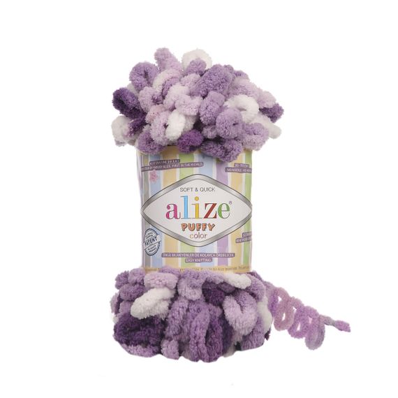Пряжа ALIZE PUFFY COLOR 5923 алізе пуффі колор
