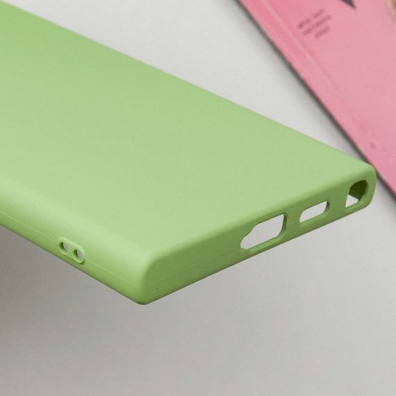 Чохол Silicone Cover Lakshmi Full Camera (A) для Samsung Galaxy S24 Ultra Зелений / Pistachio | Зображення 6