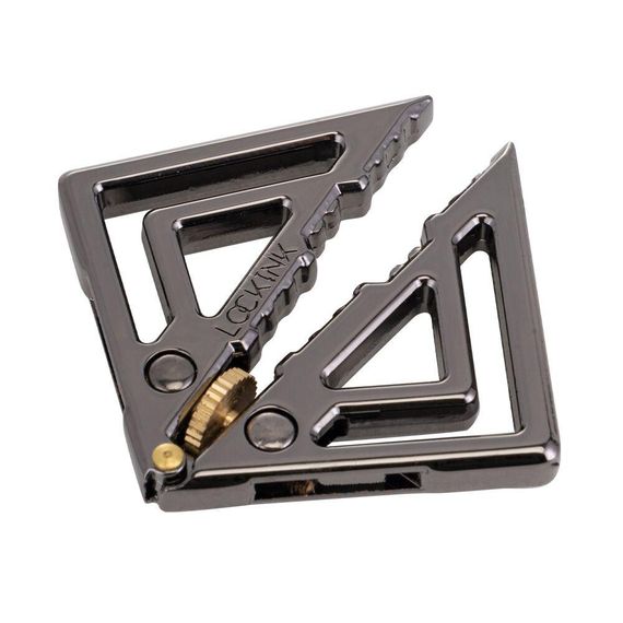 Затискачі для сосків із важкою підвіскою LOCKINK Adjustable Nipple Clamps with Heavy Pendant — Grey sexstyle | Зображення 1