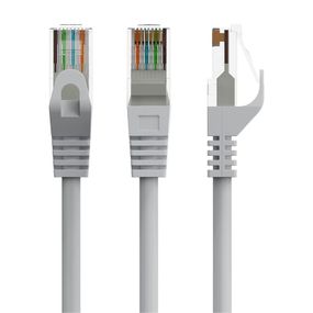 Патч корд Cablexpert PP6U-CU-7.5M, UTP, категорія. 6, литий,  50u" штекер із фіксатором, 7,5 м, сірий