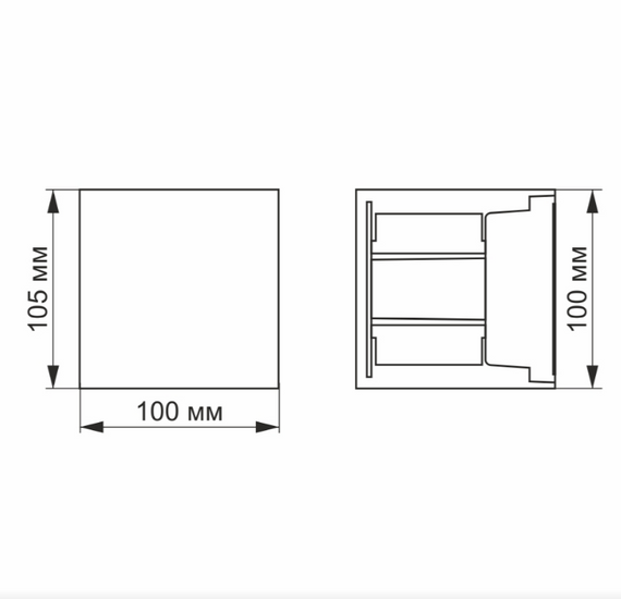 LED Світильник архітектурний VL-AR04-062B 6W 2700K 220-240V IP54 Videx | Зображення 2