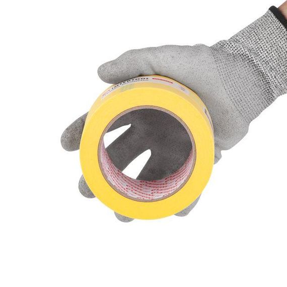 Стрічка малярська 72 мм, 40 м, жовта INTERTOOL DM-7240 | Зображення 2