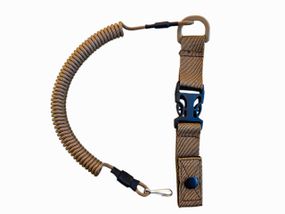 Тренчик з фастексом страхувальний шнур швидкоз'єднаний паракорд пісок койот 996-1 ms