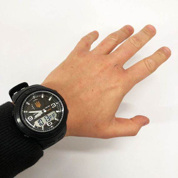 Водонепроникні годинники 50 м SKMEI 5561/1655BKWT, Армійські годинники протиударні BL-92 | Зображення 4