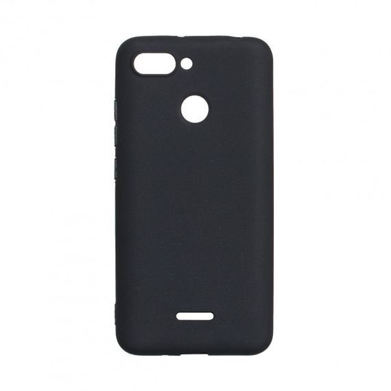 Чохол Силіконовий (TPU) SMTT накладка для Xiaomi Redmi 6 Чорний