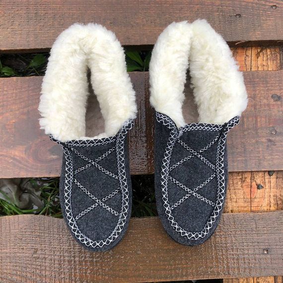 Женские валенки из войлока 40р, Галоши утепленные черного цвета, Женские дутики львовской фабрики GQ-98 | Зображення 3