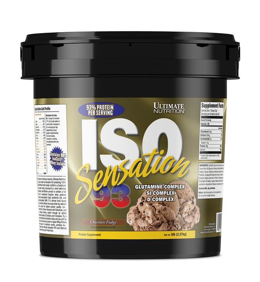Протеїн Ultimate Nutrition Iso Sensation 93 2270 g /71 servings/ Chocolate Fudge