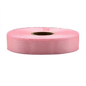 Атласная лента для рукоделия АБ-633, 1,2см x 23 м, Розово-персиковый