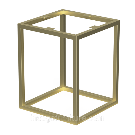 Каркас для журнального столу з металу 340×340mm, H=420mm Золото | Зображення 1