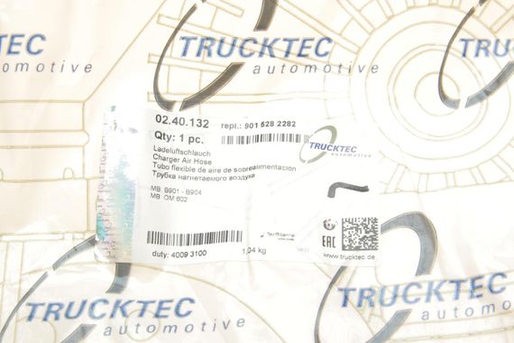 Патрубок інтеркулера верхній Mercedes Benz Sprinter 2.9TDI 96- 02.40.132 | Зображення 1