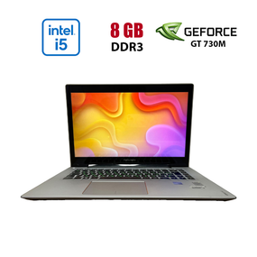 Ноутбук Б-клас Lenovo IdeaPad U430 / 14" (1920х1080) TN / Intel Core i5-4210U (2 (4) ядра по 1.7 - 2.7 GHz) / 8 GB DDR3 / 500 GB HDD / nVidia GeForce GT 730M, 2 GB GDDR3, 128-bit / WebCam б/в