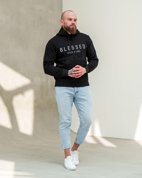 Худі Blessed чорне S XL | Зображення 1