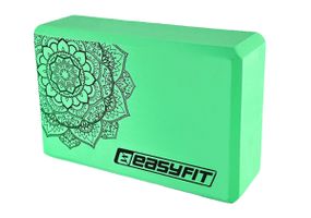 Блок для йоги EasyFit EVA з м'ятним малюнком (EF-1819-M)