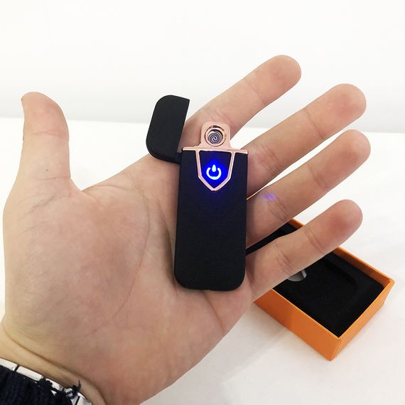 Ветрозащитная зажигалка USB-711, Юсби зажигалка мужская, Зажигалка ZT-153 на зарядке | Зображення 3