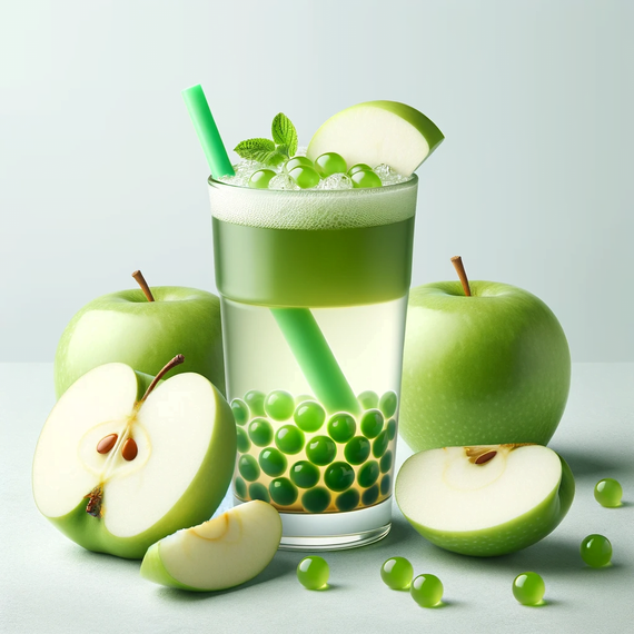 Bubble tea Перлини Зелене Яблуко 950 г TM BoBoQ | Зображення 1