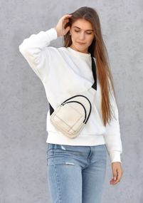 Сумка жіноча Sambag Polo Brooklyn молочна 29 х 19 х 6 см (83111011)