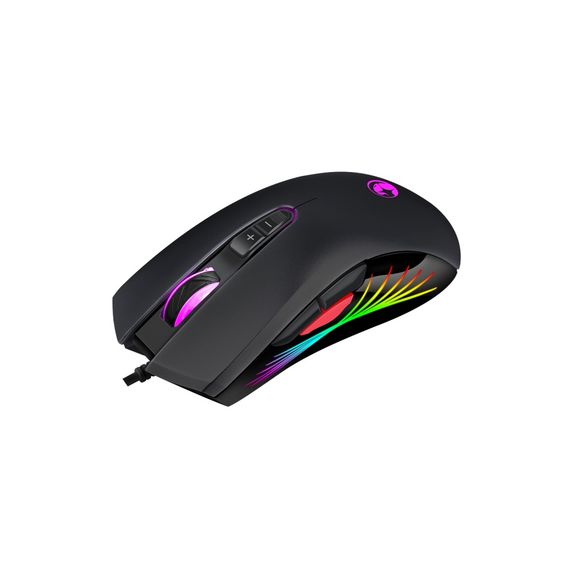 Мишка Marvo M519 RGB-LED USB Black (M519) | Зображення 4