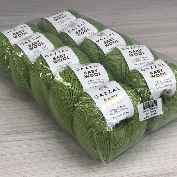 Пряжа Gazzal – Baby Wool  колір 838 | Зображення 3