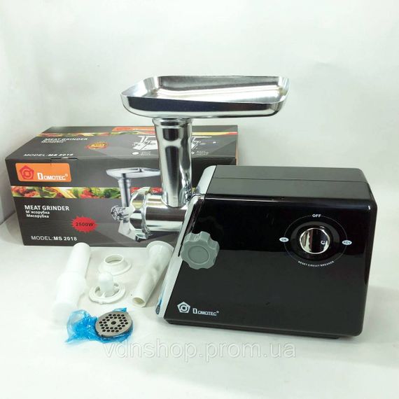 Электрическая настольная мясорубка с насадками, Мощная электрическая мясорубка с реверсом WM-96