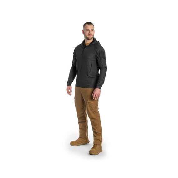 Кофта тактична Helikon-Tex RANGE HOODIE - TopCool, чорний, розмір XXL | Зображення 2