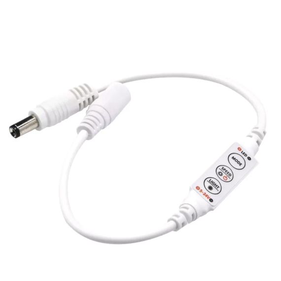 Діммер Mini 12A 12V 144W 3 кнопки, для світлодіодної стрічки