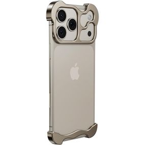 Чехол Minimalist Metal Bumper для Apple iPhone 17 Pro Max (6.9") Titanium Gray