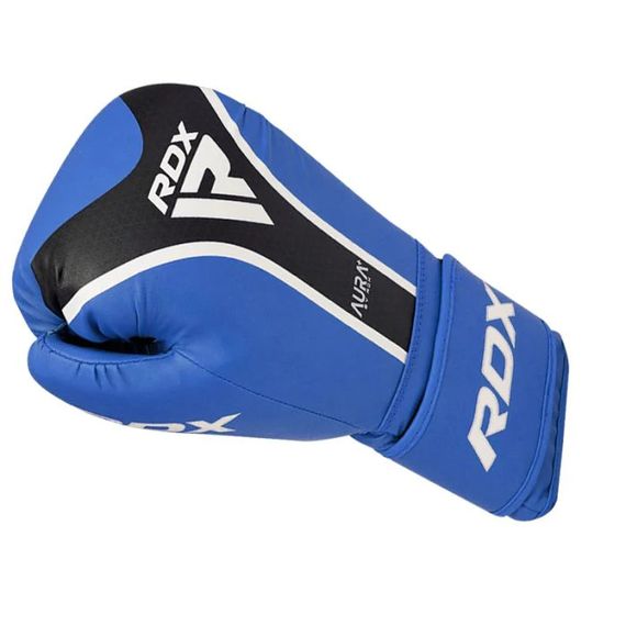 Боксерські рукавиці RDX AURA PLUS T-17 Blue/Black 16 унцій | Зображення 3