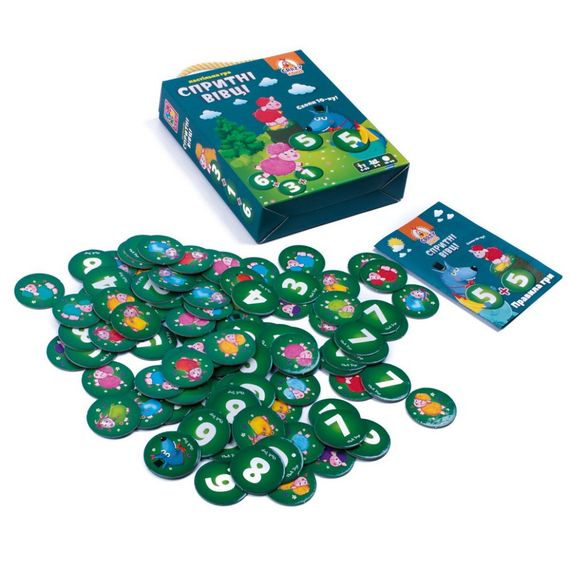 Дитяча настільна гра "Спритні вівці схопи 10-ку!" VT8033-07, 99 фішок | Зображення 3