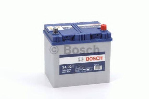 Акумулятор 60Ah-12v BOSCH (S4024) (232x173x225),R,EN540 Азія BOSCH 0092S40240 на HONDA ACCORD Mk VII (CG, CK)