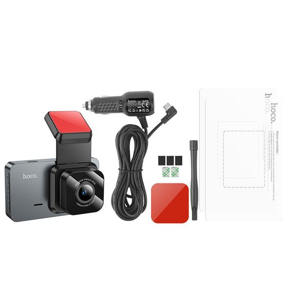 Видеорегистратор Hoco DV9 3-inch screen driving recorder Metal gray | Зображення 6