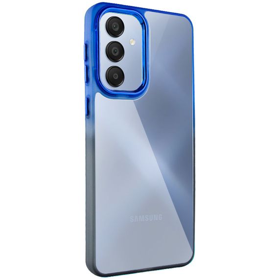Чохол TPU+PC Fresh sip series для Samsung Galaxy A55 Чорний / Синій