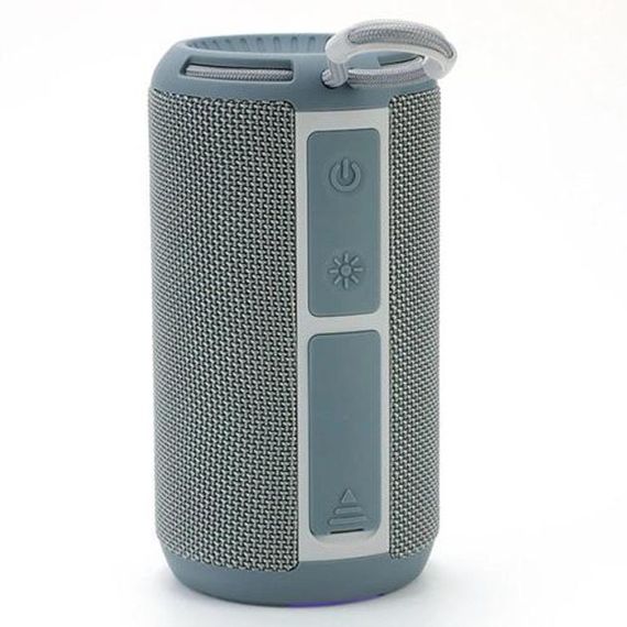 Bluetooth колонка портативна TG656 FM-радіо, Гучна блютуз колонка, Колонка для вечірки. Колір: сірий | Зображення 4