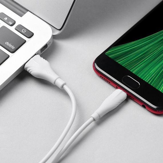 Дата кабель Borofone BX18 Optimal USB to MicroUSB (1m) | Зображення 7