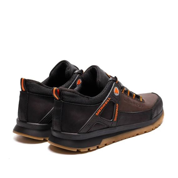 Демісезонні шкіряні кросівки Merrell колір коричневий/чорний | Зображення 3