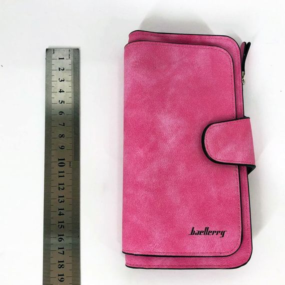 Женский кошелек клатч портмоне Baellerry Forever N2345, Компактный кошелек девочке. DO-442 Цвет: малиновый