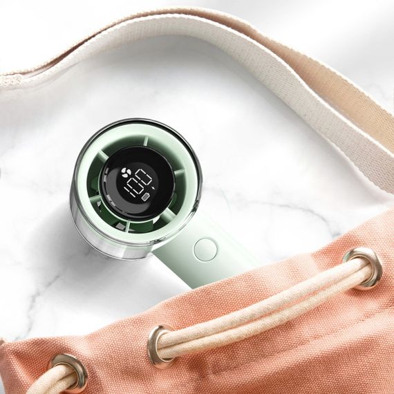 Портативний вентилятор з дисплеєм WIWU WI-FS010 Green | Зображення 3