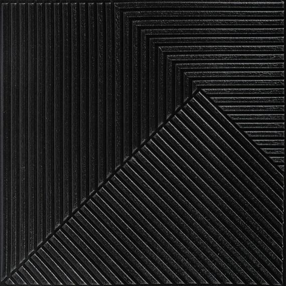 Самоклеюча декоративна 3D панель 500х500х5мм Бамбук Чорний SW-00002881