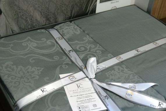 Постільна білизна First Choice Jacquard Satin 200 х 220 см Vladya Moon Mist | Зображення 3