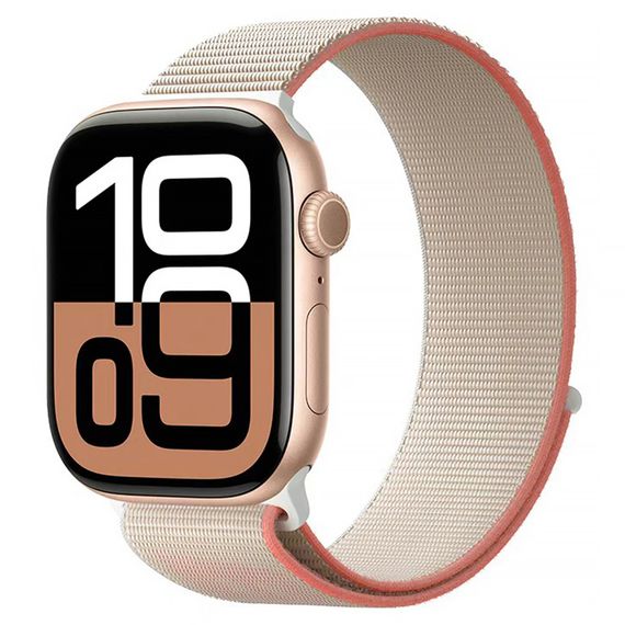 Ремінець BlueO Woven Nylon Sport для Apple Watch 38/40/41/42mm(ser.10) Pink Sand