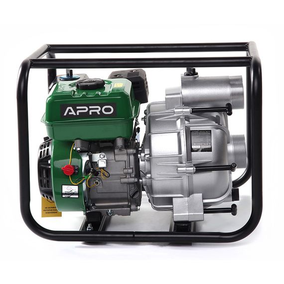 Мотопомпа WPD-45 6.5л.с. 45 м³/ч 26м (для грязной воды) бензиновая 4-х тактн. APRO | Зображення 4