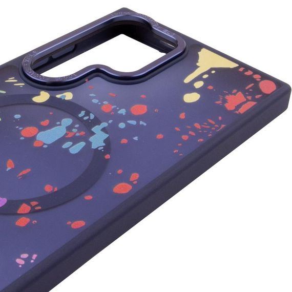Чохол TPU+PC Flush with Magnetic Fit для Samsung Galaxy S25 Ultra Dark blue | Зображення 3