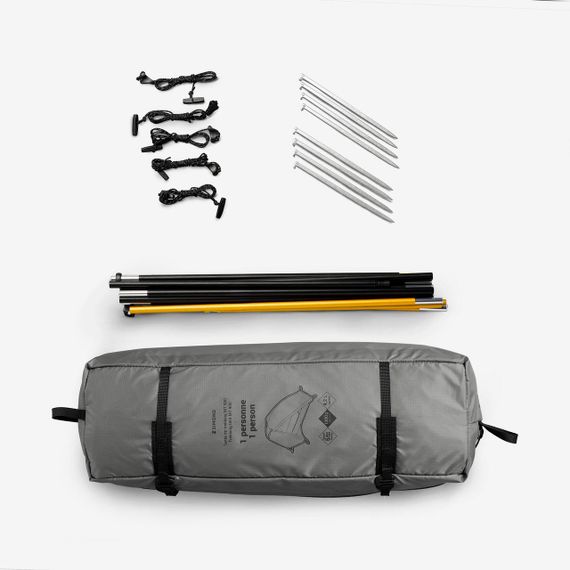 Намет MT900 для трекінгу на 1 особу сірий - One Size | Зображення 7