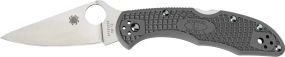 Ніж Spyderco Delica4 Flat Ground Grey