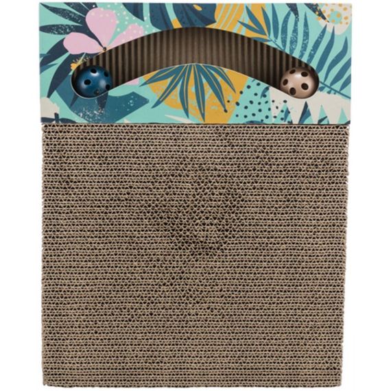 Дряпка Trixie для котів з двома кульками та котячою м ятою картонна 38х5х30 см | Зображення 2