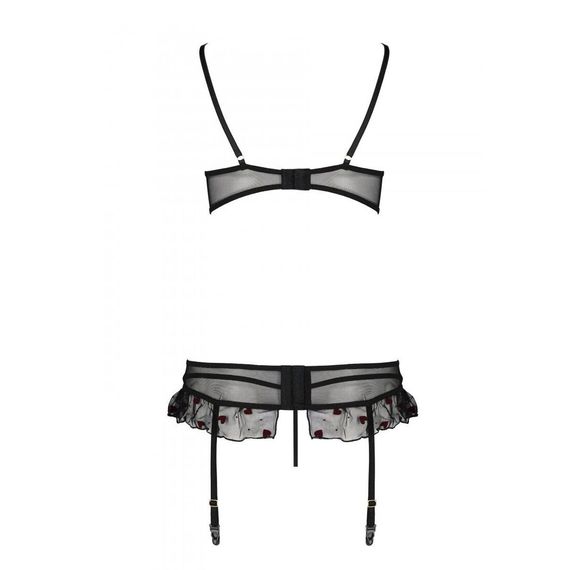 Сексуальний комплект з поясом для панчіх LOVELIA SET black L/XL - Passion, 2XL/3XL | Зображення 5