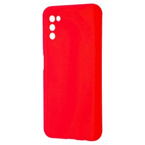 Чохол Silicone Cover Soft для Samsung Galaxy A03s яскраво червоний