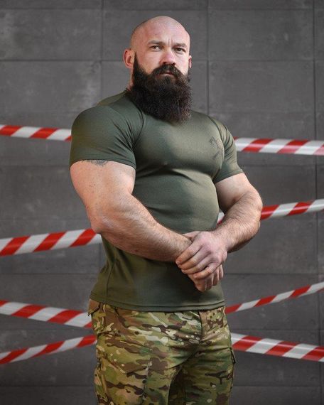 Тактична футболка потоотводящая SABUR ВІКІНГ ОЛИВА ВТ0975 | Зображення 1